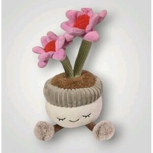 Greenhouse Russ Plant Plush Flower Potted Pink Floppy Anthropomorphic Kawaii 12"